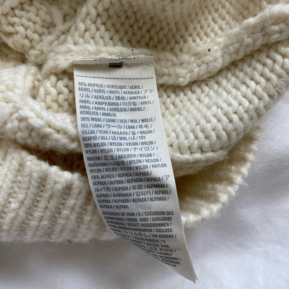Vintage Abercrombie & Fitch Cardigan Alpaca Sweater Size L - Picture 8 of 8